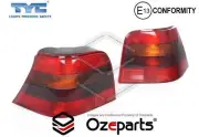 Pair LH+RH Tail Light Lamp (Tinted) For VW Volkswagen Golf Mk4 Hatch 1998~2004 (for: Volkswagen)
