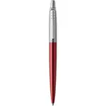 Parker Jotter Ballpoint Pen Kensington Trim Medium Nib Blue (Red Chrome)