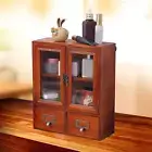 Storage Cabinet with Double Door Box Cabinet for Living Room Kitchen