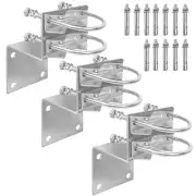 XRDS-RF Antenna Pole Mount Kits Antenna Pole Mount Bracket with Double U-Bolt...