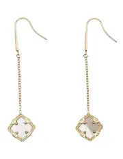 [Mocha] Delaney Baroque Pearl Earring in Light Gold