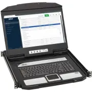 Tripp Lite 1U Rack-Mount Short-Depth HDMI KVM Console KVM Switch with 18.5 in.
