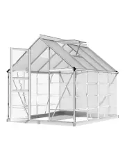 [Greenfingers] Aluminium Greenhouse 2.48x1.89x2m in Clear