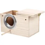 Parrot Outdoor Wooden Bird House Nesting Box Parrot Breeding Box Birds Parrot