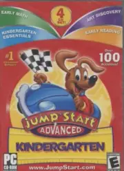 JumpStart Kindergarten 2010 Advanced 4-Disc Set PC CD early reading math SEALED