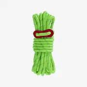 Namzi 2Pcs 5mm Braid Nylon Cord for Camping,Hammock,Clothsline,Hiking,Fishing-4yards,Green