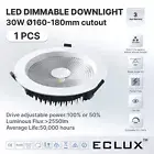 1PCS 30W DIMMABLE LED DOWNLIGHT 160-180MM CUTOUT CCT SELECTABLE Flicker Free SAA