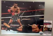 MIKE TYSON Hand Signed 11"x14" Photo 3 + JSA COA "BUY GENUINE TYSON '
