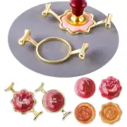 Wax Seal Kit for 1.3 Inch Large Wax Seal Stamp, Big Size for Large Seal, 2 Metal