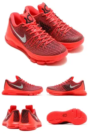 Nike KD8杜蘭特8代全掌ZOOM AIR避震氣墊貼地感靈活度提升 腳踝包覆穩定FLYWEAVE頂級科技運動鞋籃球鞋