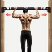 Adjustable Doorway Pull Up Bar - No Screws, Locking Mechanism