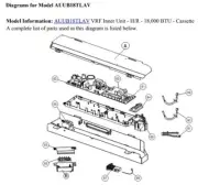 FUJITSU K9900509040 aka 9900509040 THERMISTOR PIPE INLET VAB
