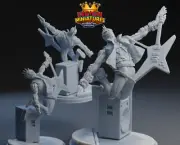 Spider-man punk Resin Sculpture Statue Model Kit Unpainted/Unassembled