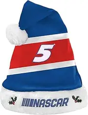 FOCO NASCAR Kyle Larson Embroidered Colorblock Santa Hat