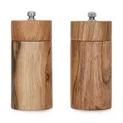 2 Pack Acacia Salt and Pepper Grinders
