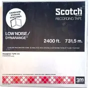 BRAND NEW SCOTCH 213 REEL TO REEL LOW NOISE / DYNARANGE RECORDING TAPE 2400 ft.
