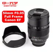 Zhongyi 50mm F0.95 Full Frame Large Aputure Lens for Canon EF Mount EOS 5D DSLR