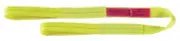 Lift-All Ee2804dfx6 Web Sling, Type 3, 6 Ft L, 4 In W, Polyester, Yellow