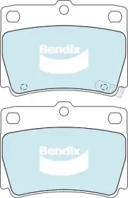 Bendix Heavy Duty Rear Brake Pad Set for Mitsubishi Challenger PB, PC, KH4W 2.5L (for: Mitsubishi)