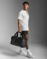 Aspire Polo, 2XU, XL, White/Black, Male