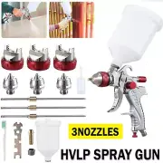 HVLP Spray Gun Kit Air Paint Sprayer Gravity Feed Spray Gun Automotive Spray Gun