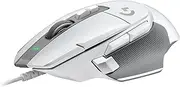 Logitech G 502 x Wired Gaming Mouse - Lightforce Hybrid Optical-Mechanical Primary Switch, Hero 25K Gaming Sensor, Compatible PC - macOS/Windows - White