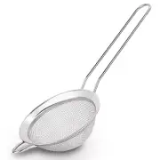 Fine Mesh Strainer Stainless Steel Sieve Sifter With Hanle Small Metal Strainer