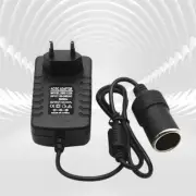AC Plug To 12V 110V-240V DC Car Cigarette Lighter Converter Socket AdapterK8z1