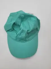 Amazon Essentials Turquoise Baseball Cap Hat Adjustable Solid Color Cotton