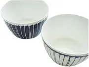 [Cherie Mimi-PAUR lora] Blue Line Mini Bowl Dish Set (Set of 2)