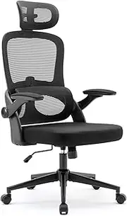 SIHOO M102C Ergonomic Gaming Office Chair - High Back Computer Chair with Dual Back Design & Lumbar Support for Esports, Racing Style, 3D Adjustable Armrests, Thick Cushion (Black)