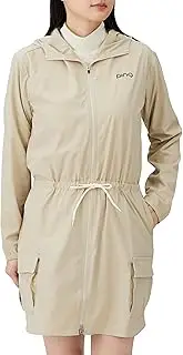 PING APPAREL(ピン アパレル) Pin Apparel 622-4124202 Women's Long Sleeve Full Zip Dress (2-Way Stretch, UV Protection), Golf