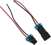 ZUNOXAZ 2pcs Automotive Electrical Connector Kit Pin Male and Female Plugs with Cable for Car Truck Motorcycle and Applications Durable Construction