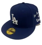 New Era Los Angeles Dodgers Team Verbiage Royal Blue Men's 59Fifty Fitted Hat
