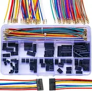 Ssighuyx 2.0mm Cable Connector Kit,Compatible with Dupont 2.0mm Pitch Single Row 1 * 2/3/4/5/6/7/8/9/10 Pin Connector with 22AWG Pre-Crimped Cables(SH-DP2.0)