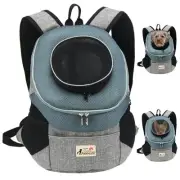 Pet Dog Carrier Backpack Adjustable Breathable Front Pack Head Out Removable ...
