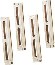 WOONEKY 4pcs Dominoes Loading Device Domino Plaything Domino Slot Clips Domino Clip for Domino Trains Domino Blocks Plaything Domino Gaming Prop. Domino Train Clips Domino Toy Clips