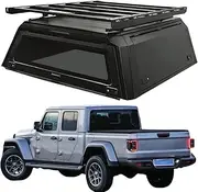 ATATNK Wholesale Waterproof Steel Hardtop Topper Canopy Split Design Camper Pickup Decked Truck Bed Storage Tonneau Cover Parts Compatible for JT Gladiator