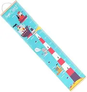 ANDRESLAD Nordic Style Wall Growth Chart for Durable Oil Canvas Hanging Ruler with Lighthouse Design for Home Decoration and Tracking Height