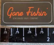 #3 - Benchmade Knives Gone Fishin' Series Vinyl Decal Sticker Shot Show 2024