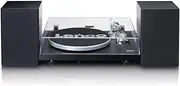 [Lenco] LS-500 - Hi-Fi Turntable with Bluetooth - with External Speakers 2 x 30 W RMS - Belt Drive - preamp - MDF housing - Black