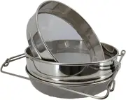 Honey Strainer for 5 Gallon Bucket Stainless Steel Double Sieve Honey Filter