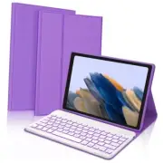 Galaxy Tab A8 Cases with Keyboard 10.5 inch 2022, Magnetic Detachable purple