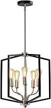 Vintage Pendant Light Black Chandelier Ceiling Lamp Industrial Kitchen Island Lighting Fixture E27