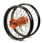 Talon/SM Pro Platinum KTM 65 SX 2011 14"/12" Black/Orange Wheel Set