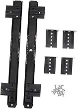 COHEALI 1Pair Heavy Duty Keyboard Slide Rails Steel Drawer Glides for Easy Installation Compatible with Keyboard Trays and Load Capacity Reinforced