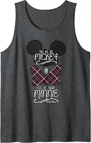 [Disney] Be Mine Be Yours Mickey And Minnie Valentine Tank Top