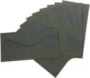 FUNNTY 10 x Long Envelopes – Antique Envelope Cards – 11 x 22 cm – 110 g/m² – Ideal for Invitations, Christmas Card, Greetings Cards from The Farbenfroh Series