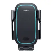 Baseus (15W) Milky Way Pro Wireless Charger / Auto Lock / Air Vent Car Mount Holder - Black