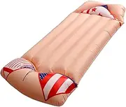 Kisangel Inflatable Floating Bed Swim Floating Mat Bikini Pattern Adult Swimming Cushion